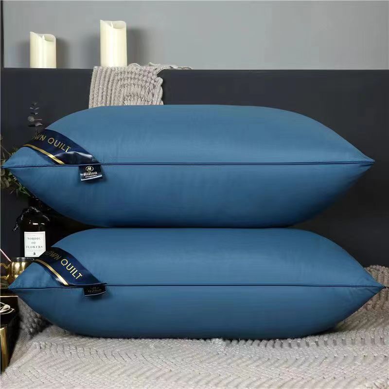 Hilton Hotel Pillow Pillow Pillow Home Adult Feather Velvet Pillow Single Person Pillow for Sale Gift Neck Pillow