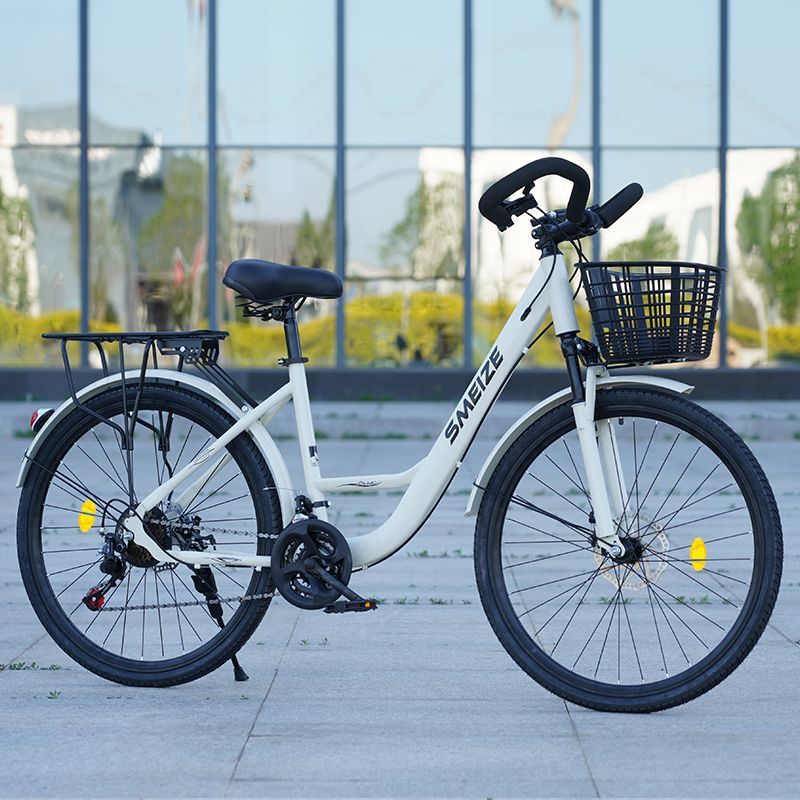 圣美泽成人长途旅行自行车变速减震蝴蝶男女26寸公路单车