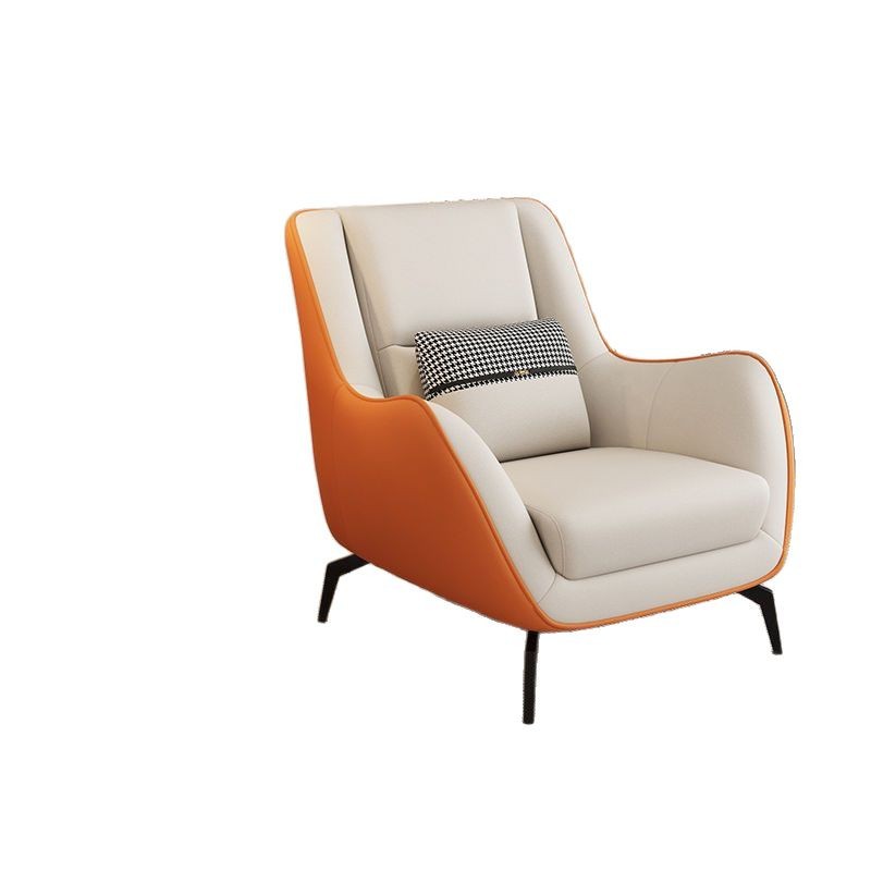 Small Apartment Lazy Sofa Chair for Living Room and Bedroom, Simple Balcony Leisure Chair, Designer Tiger Stool Single Chair, Internet Celebrity