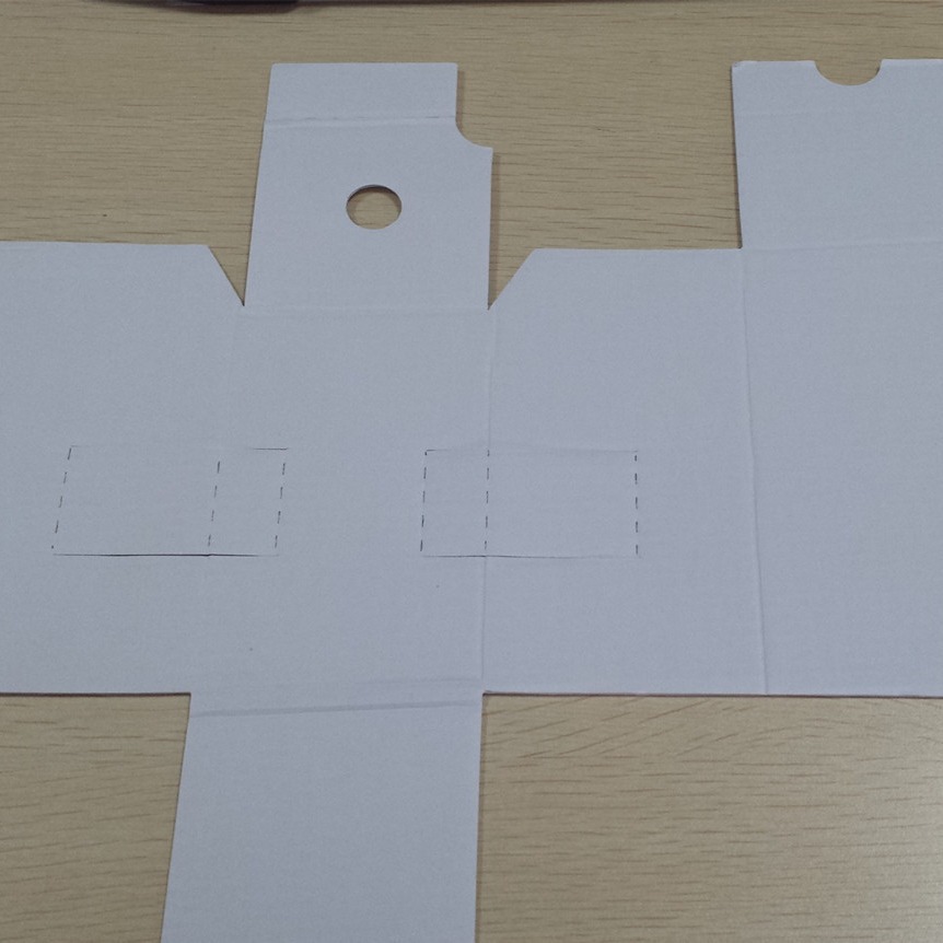 . Cosmetics lining White pit paper material three layers 80g100g white EF pit corrugated paper