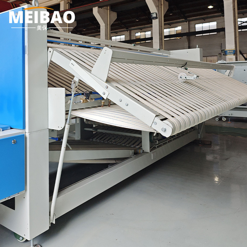 Bed Sheet and Quilt Folding Machine, Hotel Fully Automatic Washing Equipment, Hospital and Hotel Large Automatic Folding Machinery Equipment