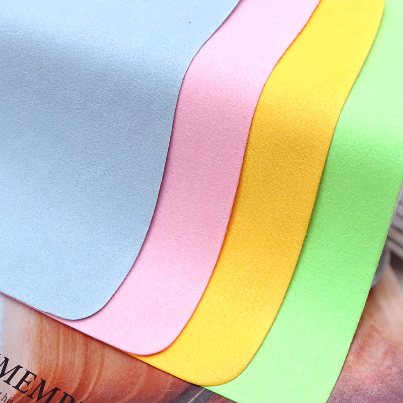 Factory wholesale suede sea island silk glasses cloth microfiber jewelry cleaning wiping cloth printable LOGO