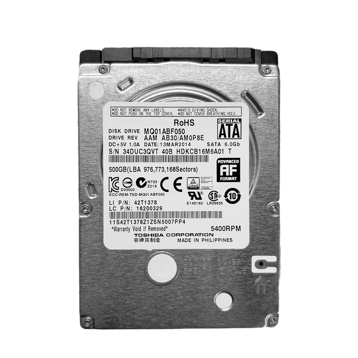 In stock 500 G1TB2TB notebook hard disk 2.5-inch SATA3 interface 7MM9MM mechanical hard disk mobile hard disk
