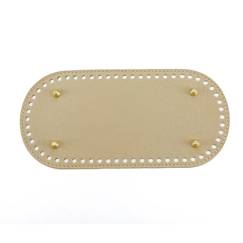 Bag Bottom Wholesale DIY Handmade Bag Base Hyuna Crochet Bag Bottom Leather Woven Bottom Plate Accessories 25*12 Oval