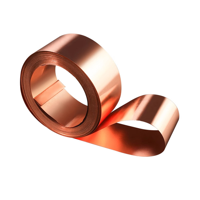 Source Factory Supplies High Purity T2 Copper Strip Conductive Slitting Copper Plate Copper Coil Laser Cutting and Processing Manufacturer