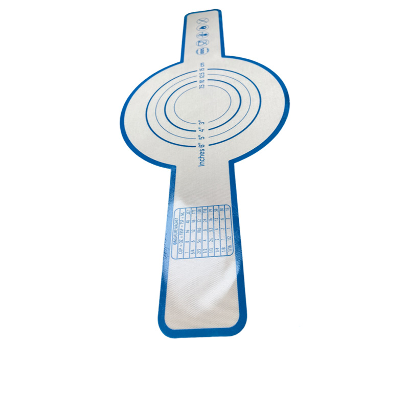 0.4mm long handle pad easy to clean silicone transfer pad air fryer with double ear bread pad easy to demold