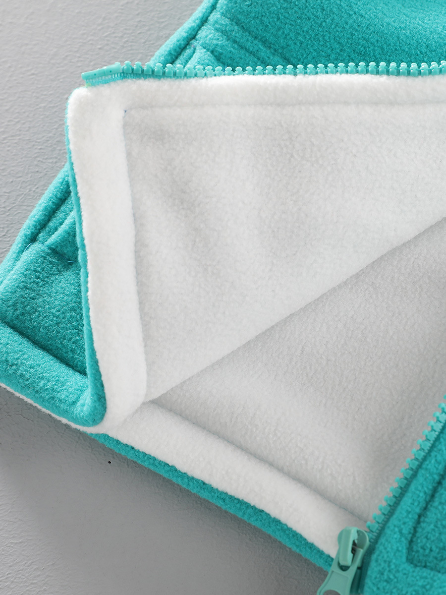 Children's Vests for Men and Women, Suitable for Outerwear in Spring, Autumn, and Winter, Thickened Fleece Vests, Kindergarten Uniforms with Printed Logo