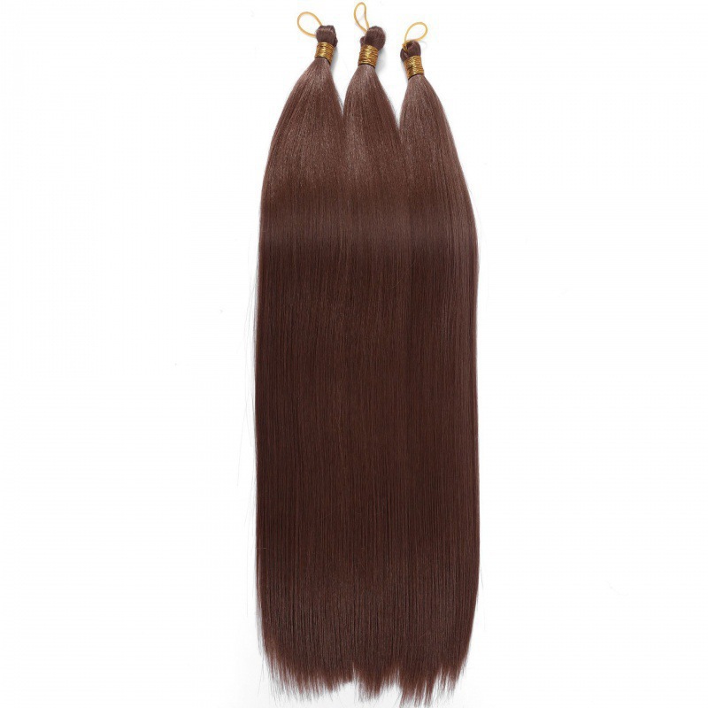 Wholesale Bone Straight Bulk Hair Chemical Fiber Hair Handle Braiding Hair