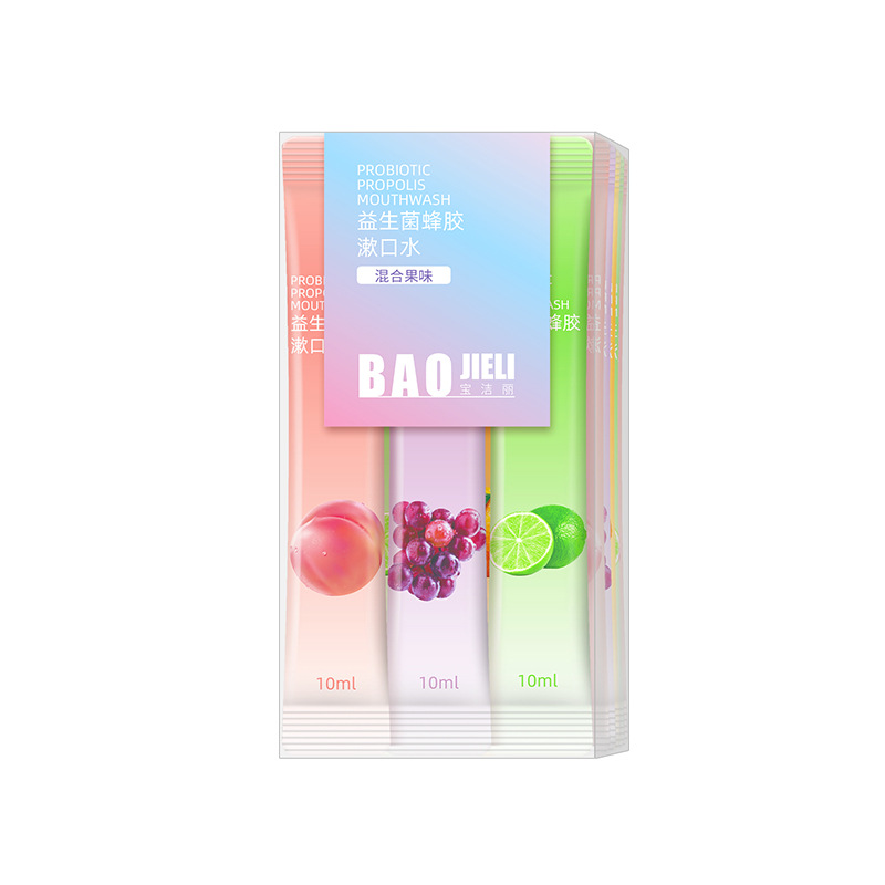 genuine goods Fresh Fruit Probiotic Mouthwash Convenient Disposable Strip Fresh Breath Cleaning Oral Odor Mouthwash