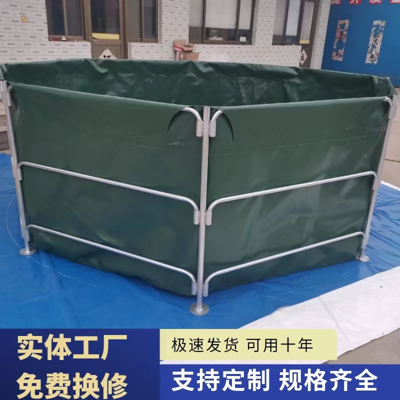 Factory Direct large breeding pool outdoor round canvas knife scraping cloth fish pond thickened waterproof cloth water tank