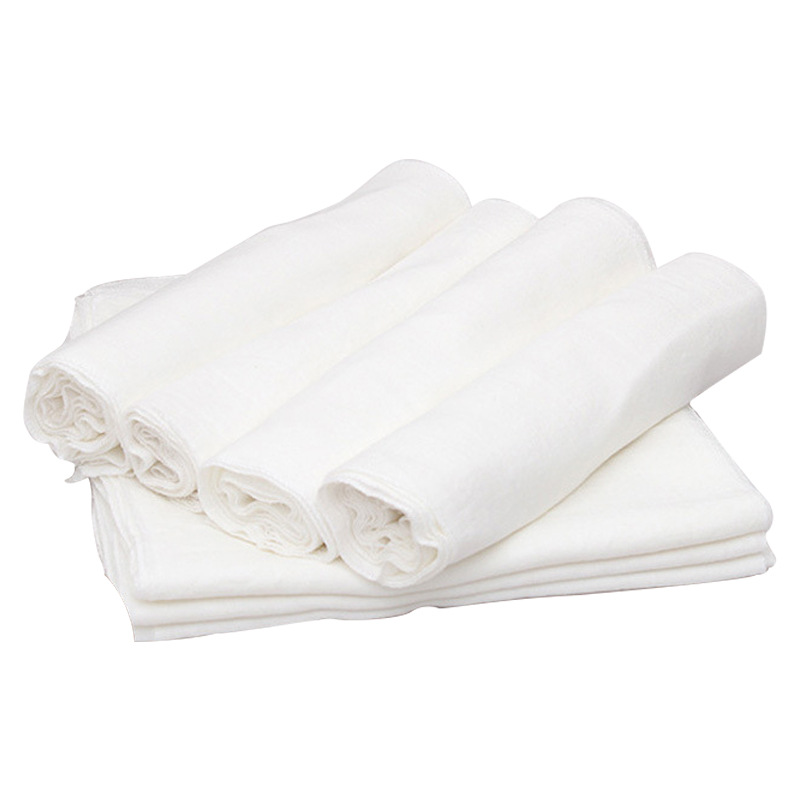 Baby Diapers 40*80 Baby Degreased Diapers White Newborn Washable Gauze Diapers Newborn Supplies