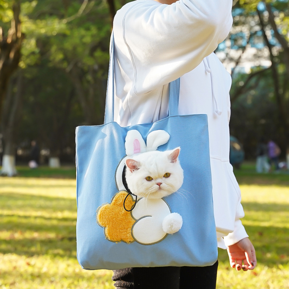 Pet Outgoing Bag Wholesale Cat Bag Crossbody Portable Cat Bag Small Dog Outcrop Dog Shoulder Bag Dog Supplies