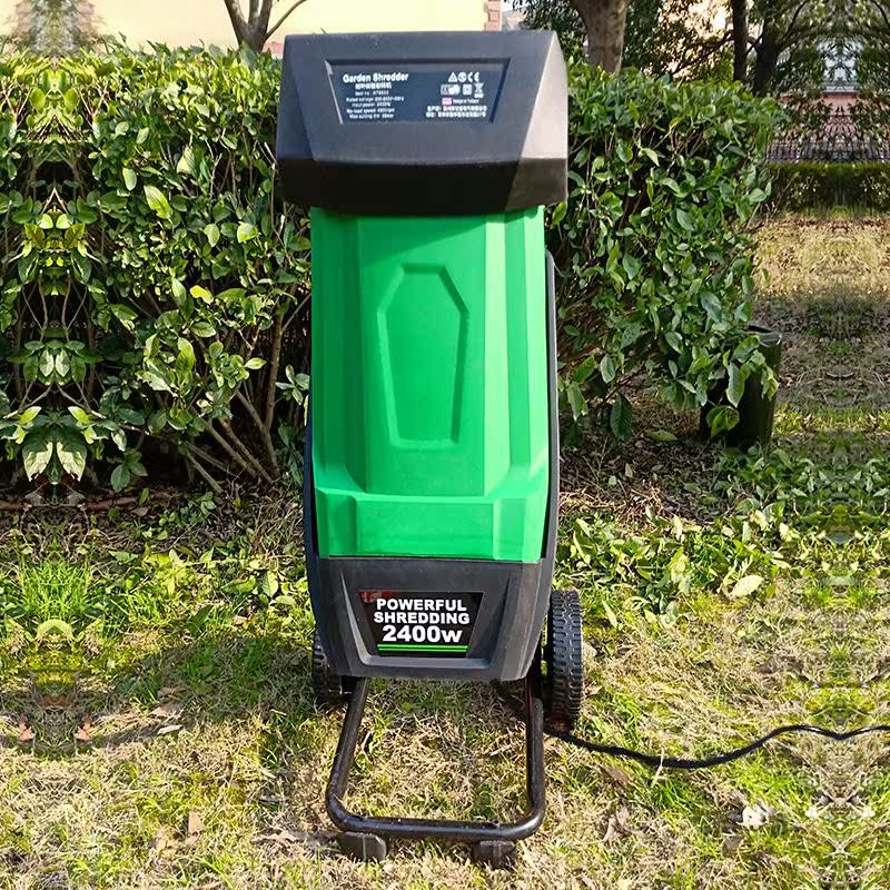 High-Power Property Branch Shredder Wood Garden Machine Leaf Branch Garden Tool Electric Community Branch Shredder