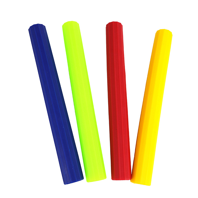 In stock sufficient torque stick silicone multifunctional fitness stick resistance stick wrist strength arm device muscle relaxation percussion stick