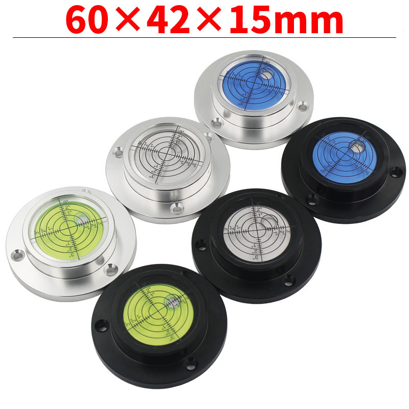 [Металл 60X42X15] многоцветный уровень механический для воздушной работы с основанием фланца горизонтальный пузырь