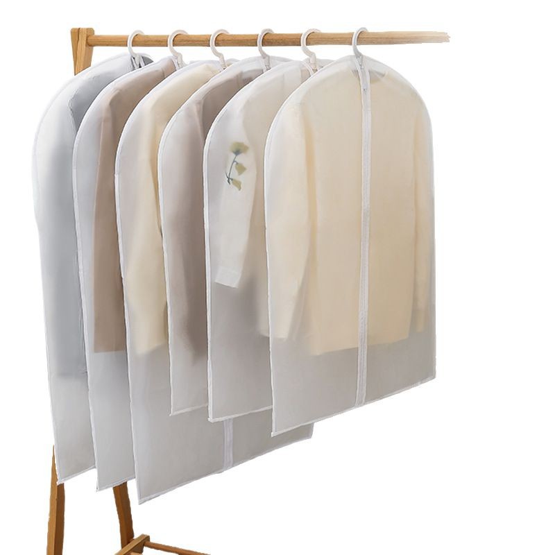 Dust-Proof Clothing Dust-Proof Bag Household Transparent Dust-Proof Hanging Clothes Bag Washable Clothing Suit Dust-Proof Cover Wholesale