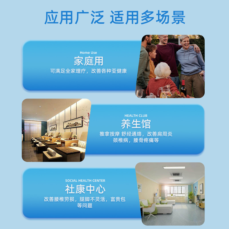 Medium Frequency Meridian Pulse Physiotherapy Instrument Household Electrotherapy Instrument Lumbar Cervical Spondylosis Massage Instrument Waist and Neck Protection