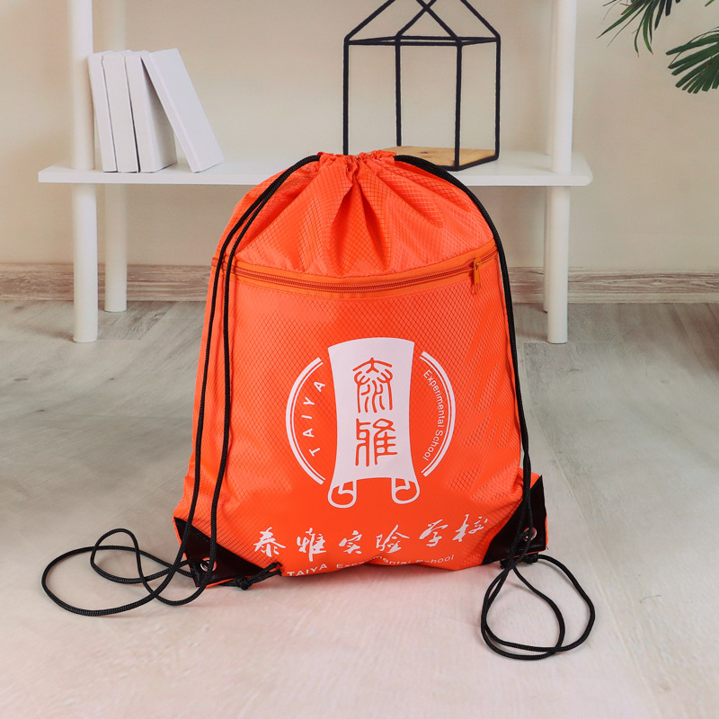 Manufacturer Customized Oxford Cloth Bundle Flap Pocket Pants with Printable Logo, Thickeneded Waterproof Advertising Bag, Swimming Equipment Packaging