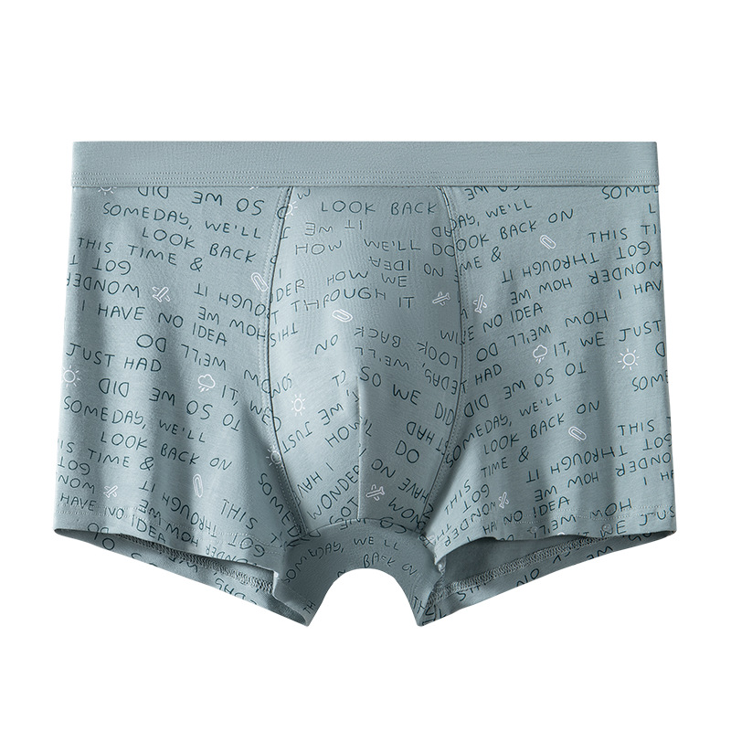 Men's Underwear Pure Cotton Type a Cotton Summer Sports Breathable Boxer Shorts Boys Loose Large Size Boxer Briefs