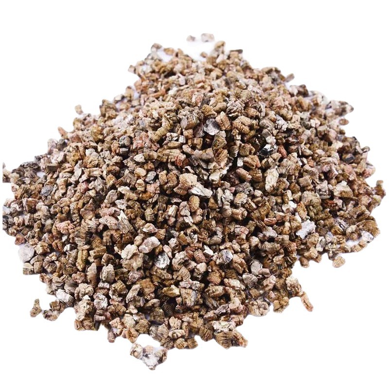 Gardening Soilless Cultivation Substrate Expanded Vermiculite Particles Golden Yellow Expanded Fireproof Hatching Vermiculite Particles Wholesale