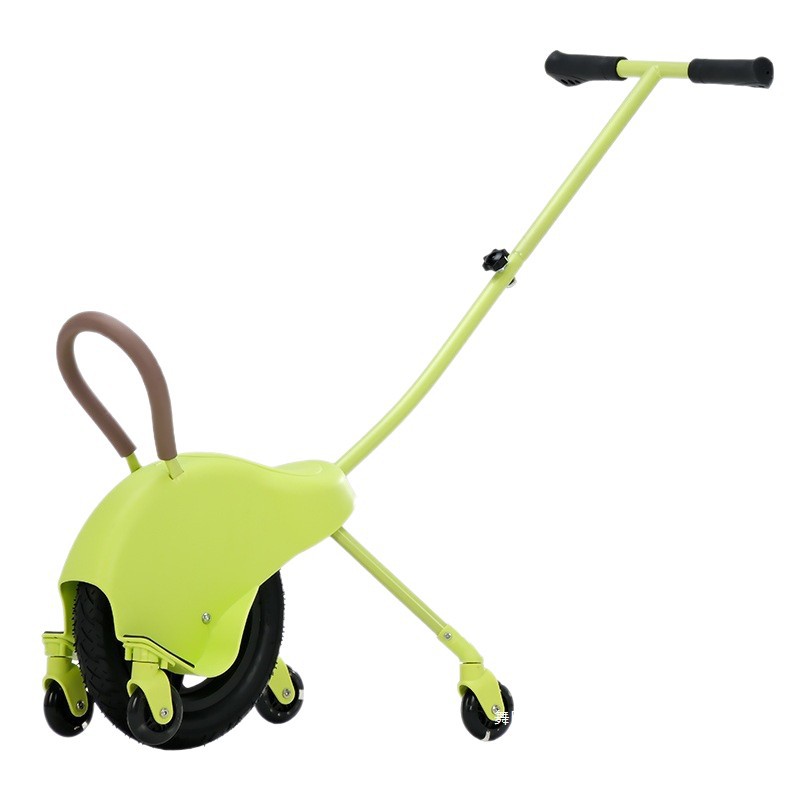 Parent-Child Unicycle Can Sit on and Has Auxiliary Wheels to Walk the Baby, Outdoor Play and Camping Style, Lightweight Children's Stroller
