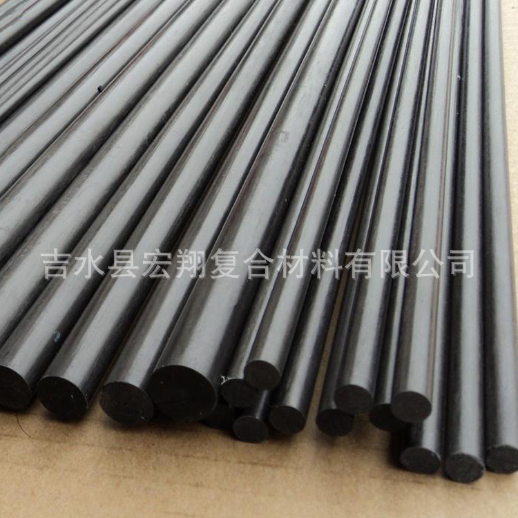 pultruded solid carbon fiber rod length can be cut high strength carbon rod carbon fiber rod PCB board accessories aircraft model fixing rod