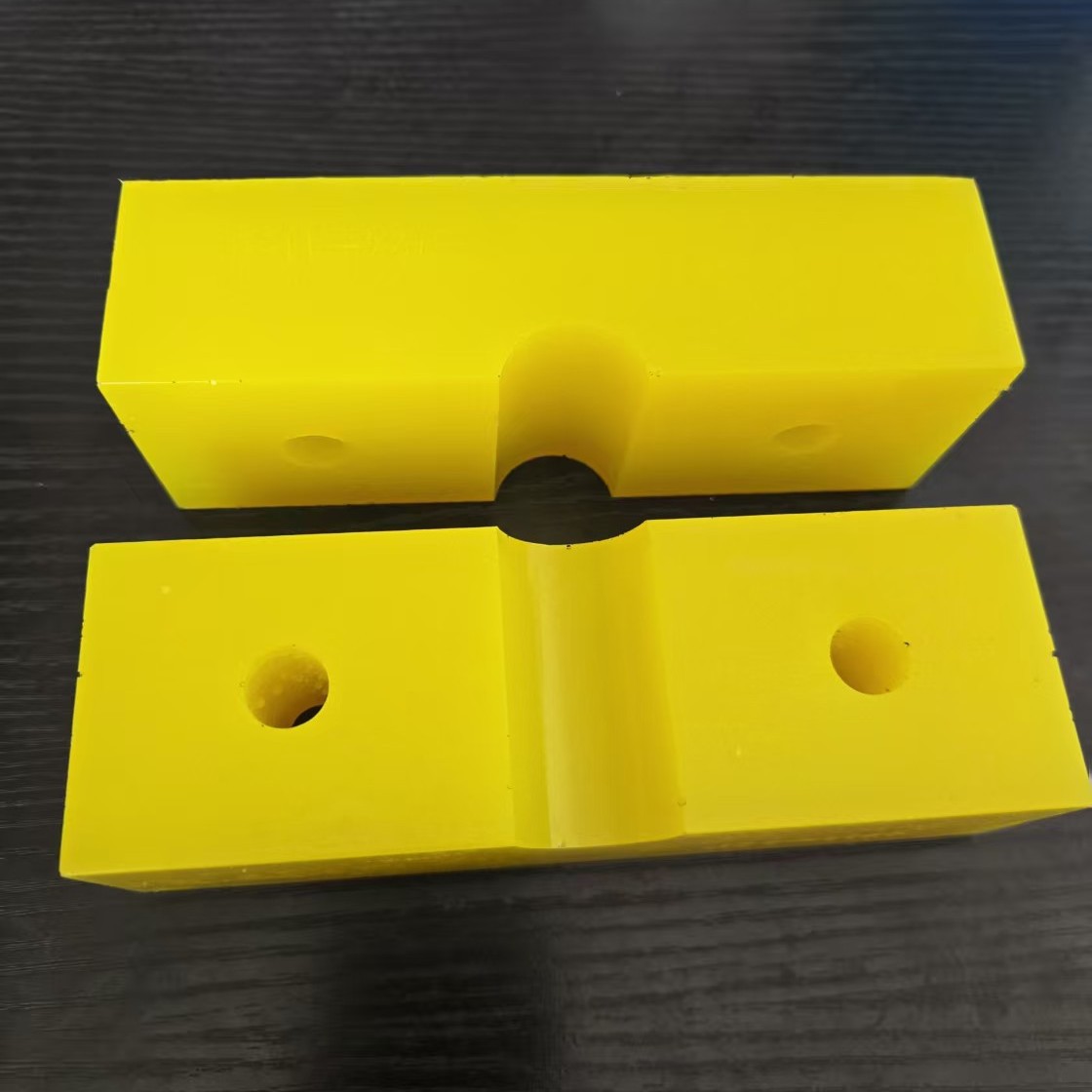 3*240 Mining Resin Cable Clamp Polyurethane Material Wear-Resistant Anti-Static Yellow Cable Clamp