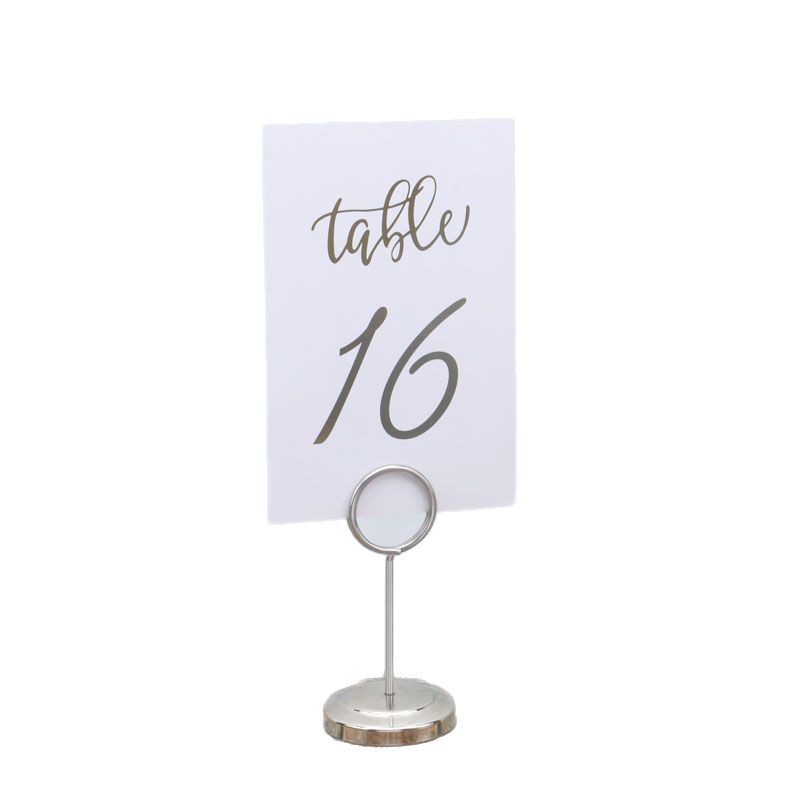 304 stainless steel wedding seat card wedding hotel restaurant wedding table table card banquet table card double-sided table card