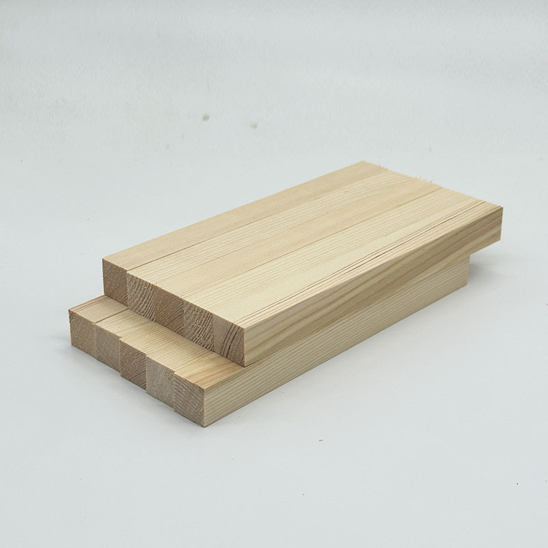 Creative and Simple Wooden Strips, Square Unpolished Wooden Sticks, Hardwood Dowels for Crafts, Exclusively for Cross-Border Supply of Raw Wood