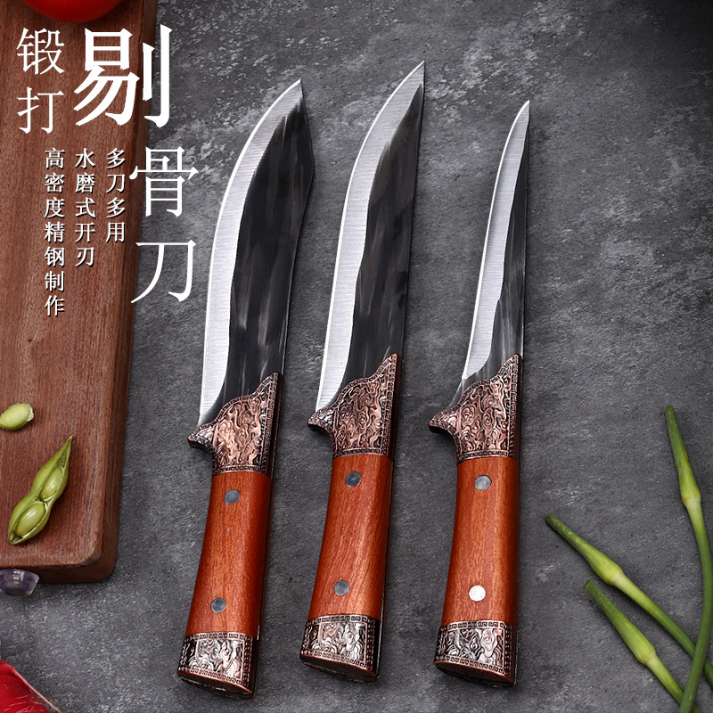 Ручной нож для мяса, портативный нож для кемпинга, острый нож для барбекю