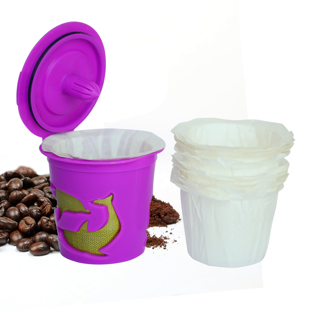 Preferred KCUP paper cup type coffee filter paper hand coffee filter paper drip coffee machine filter paper 100 pieces