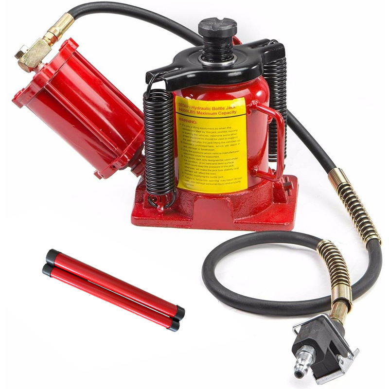 20 T Portable pneumatic hydraulic jack lift low manual Jack with handle pneumatic jack