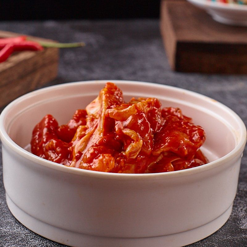 Kitchen Wife San Ye Bone 1kg*10 Bags Whole Box Processed Marinated Frozen Chicken Breast Cartilage Skewers Hot Pot Ingredients Wholesale