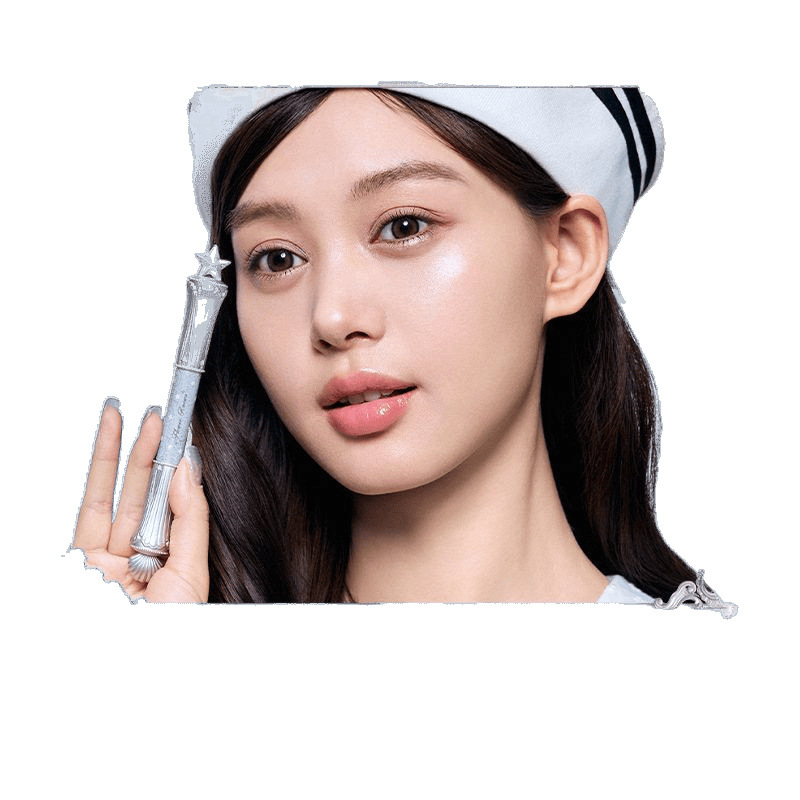 [New] Flower Knows Shell Pearl Double-Ended Silkworm Pen to Brighten and Naturally Outline the New Style