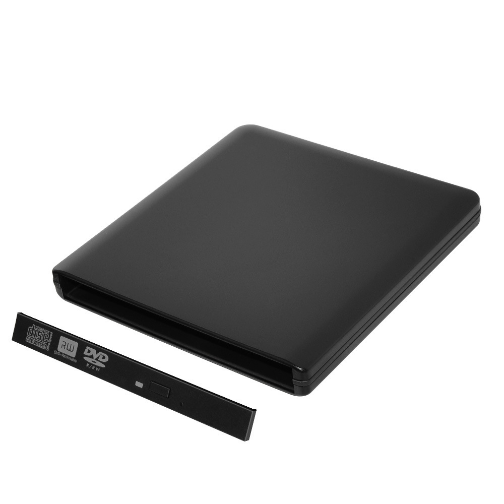 Source manufacturers wholesale aluminum alloy material USB3.0 external optical drive box kit computer universal aluminum alloy optical drive