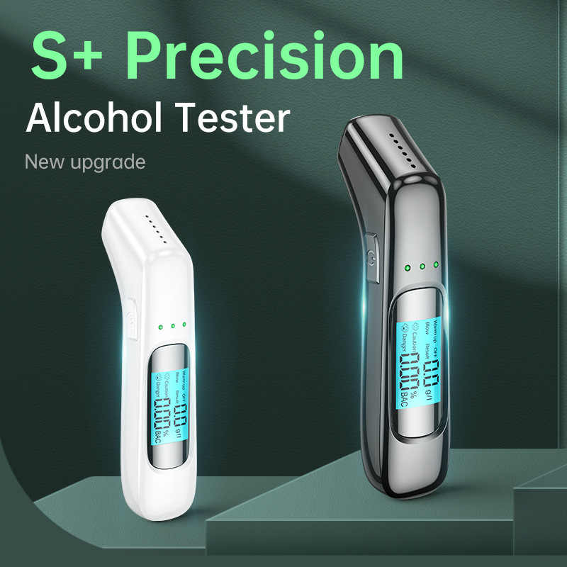 New Alcohol Tester Air-Blown Alcohol Tester for Drunk Driving and Alcohol Testing High-Precision Portable Alcohol Tester
