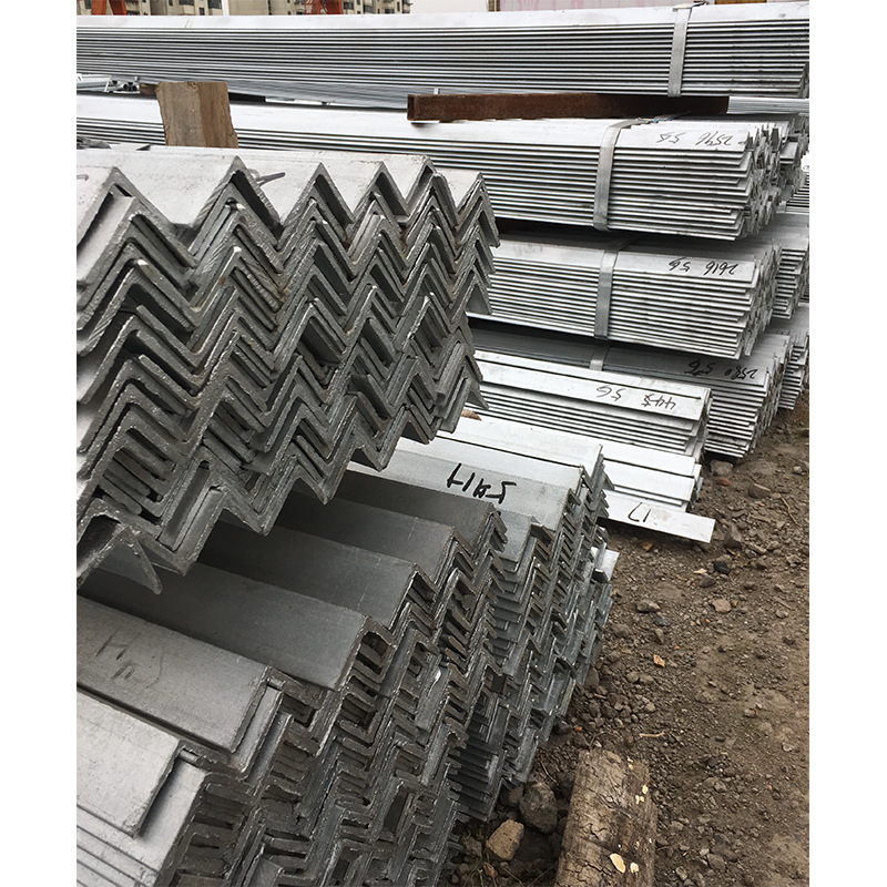 Manufacturer Q235B Galvanized Angle Steel National Standard Hot-Dip Galvanized Angle Steel Curtain Wall Decoration 50*50 Punched Angle Iron