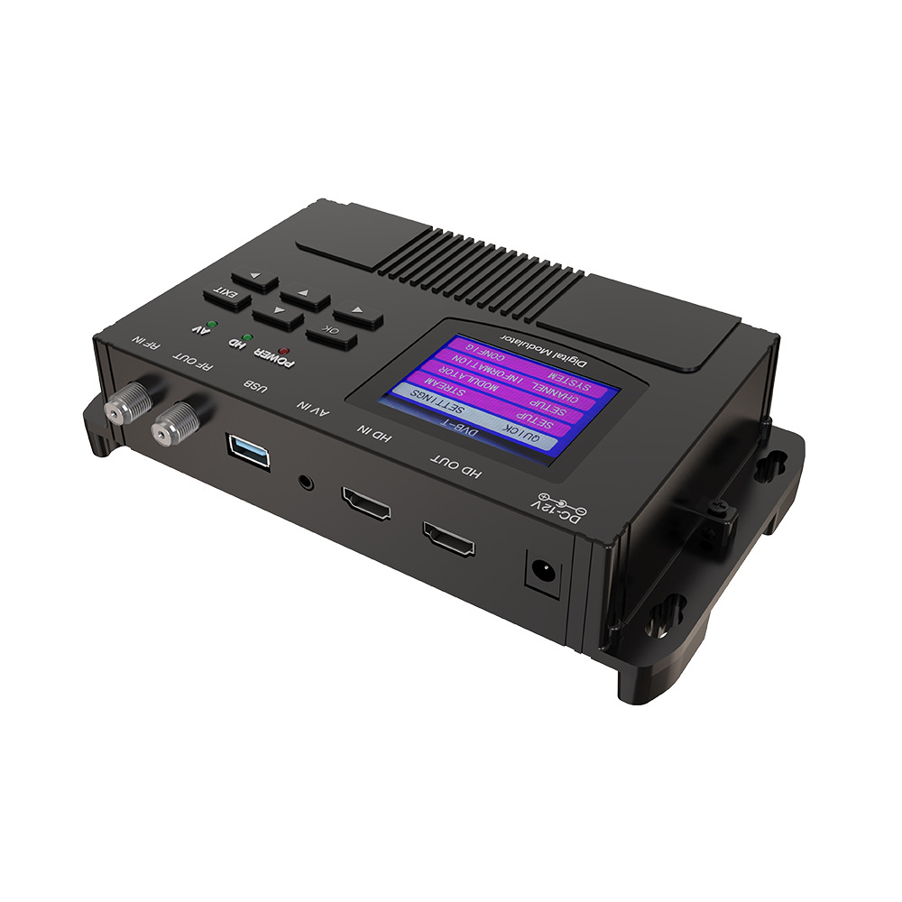 Hd Av Cvbs Entrada Dvb-C Dvb-T Isdb-T Modulator Codifica Dor