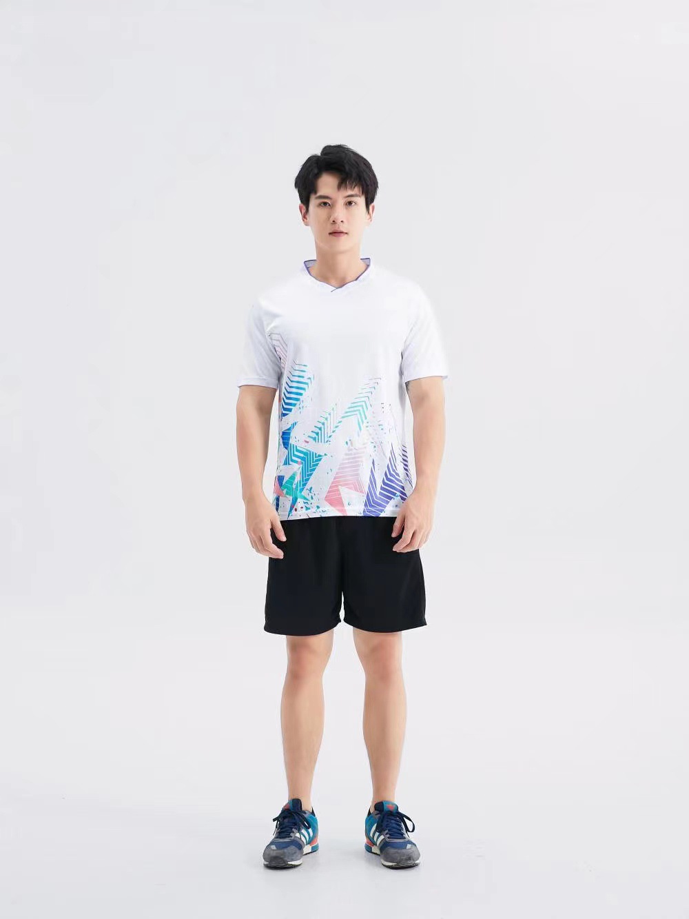 2024 New Badminton Clothes Jacket Men's and Women's Short Sleeve Quick-drying Breathable Sportswear Children's Table Tennis Training Clothes