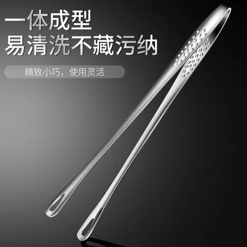 Factory price wholesale barbecue clip thickened anti-scalding barbecue flip clip 304 food grade stainless steel barbecue clip