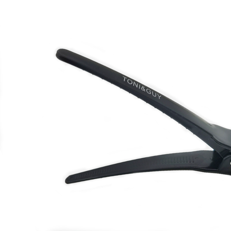 Hairdressing Tony Cover Glossy Duckbill Clip Hair Styling Partition Clip Hair Salon Special Long Mouth Clip One Word Bangs Clip