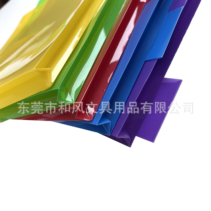 Rainbow Index Page with 5 Expandable Grid Pockets for Organizing Files, Index Divider Pockets, Us Standard 8.5*11inch Pocket