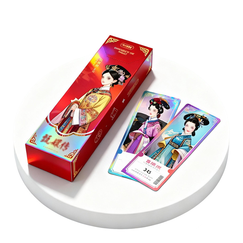 Customized Laser Ticket Film Collection Card Blind Box Zhen Huan Legend Collectible Card Anime Merchandise Special-Shaped Laser Ticket Stub