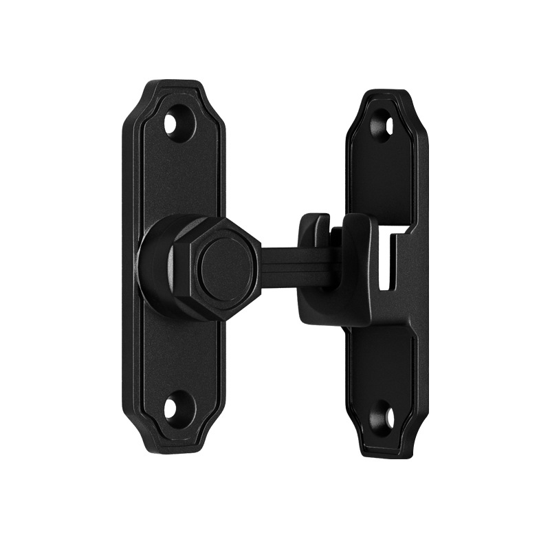 Punch-free Latch Door Latch Ming-installed Hotel Bathroom Door Buckle Moving Door Buckle Thickened Door Lock Anti-theft Buckle Latch