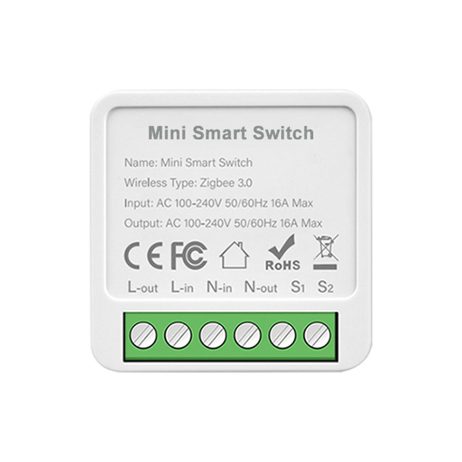 Ewelink Zigbee3.0 Smart Switch Mini Cassette Switch Single Open Dual Control Alaxa Voice