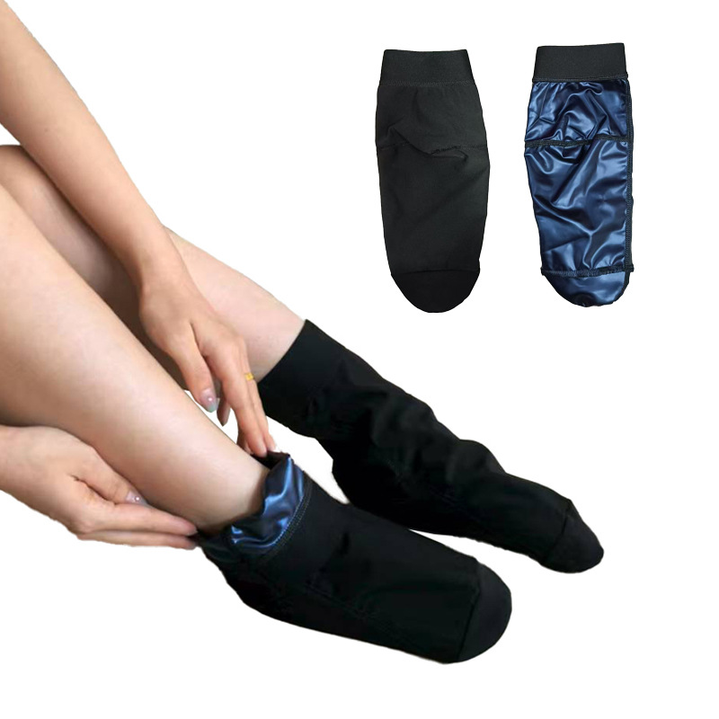 Кросс-браузерные женские сауна-носки для потоотделения, увлажняющие, гладкие носки для йоги