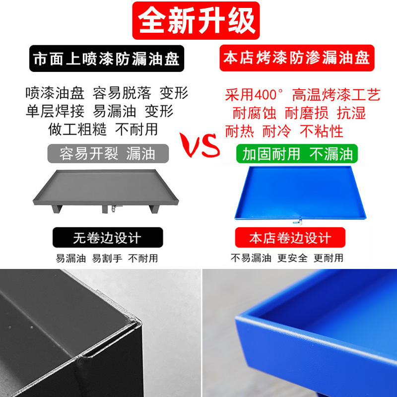 Anti-Leakage Tray Chemical Hazardous Waste Liquid Anti-Leakage Metal Oil Basin Oil Pallet Waste Oil Barrel Anti-Leakage