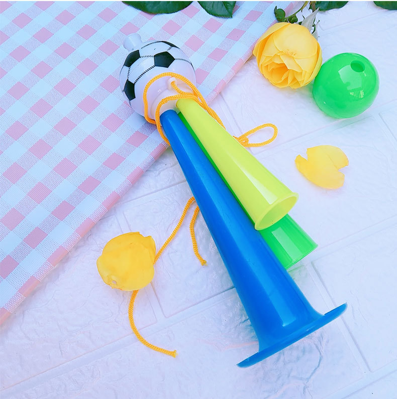 Football Trumpet Three Tone Cheer Cheer Trumpet Plastic Toy Games Cheerleading Kidsren's Toy Factory Wholesale