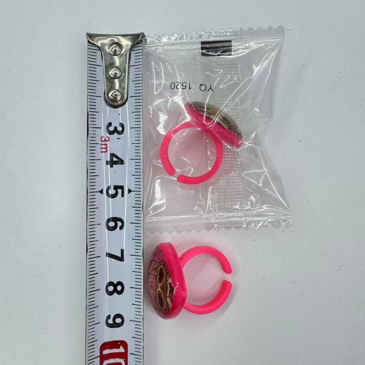 Children's Jewelry Cartoon Golden Doll Ring Adjustable Children's Fashion Versatile Bulk Wholesale Cross-Border E-Commerce