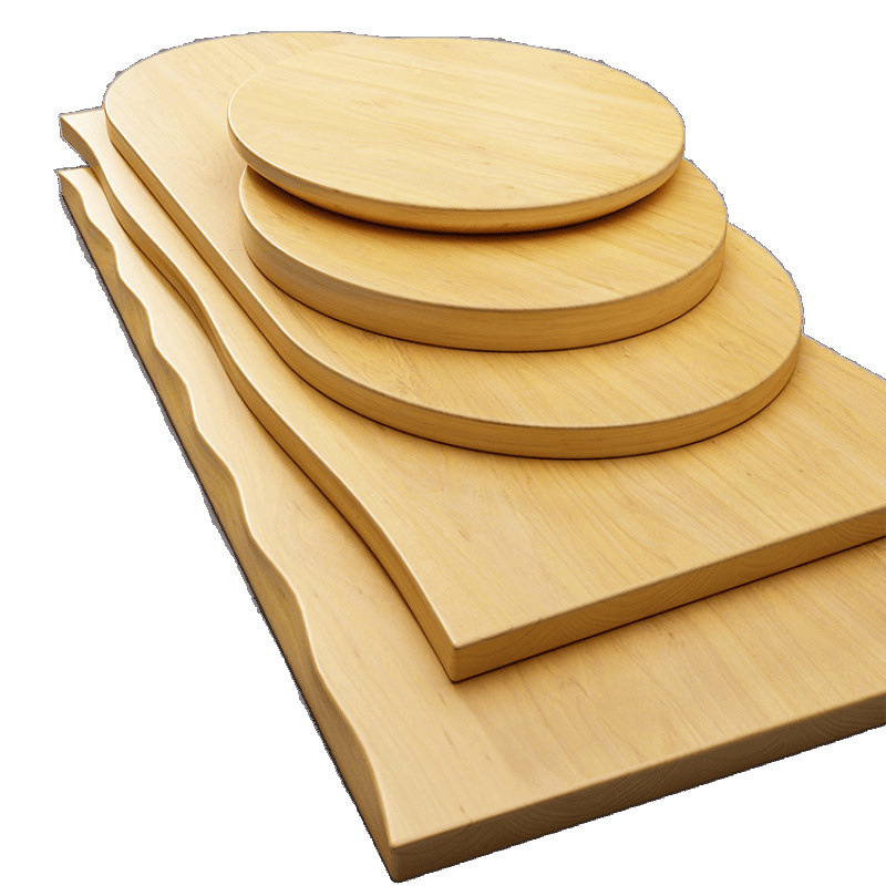 Solid Wood Board Desktop Board Pine Bar Board Log Bay Window Board Office Desk Dining Board Whole Log Factory Cross-Border Wholesale